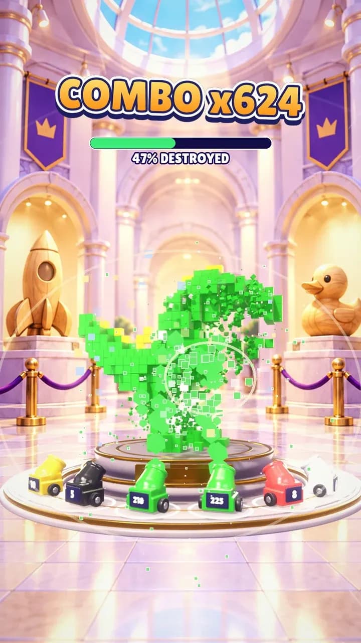 Voxel Blaster - Pixel Blaster Game Screenshot 3